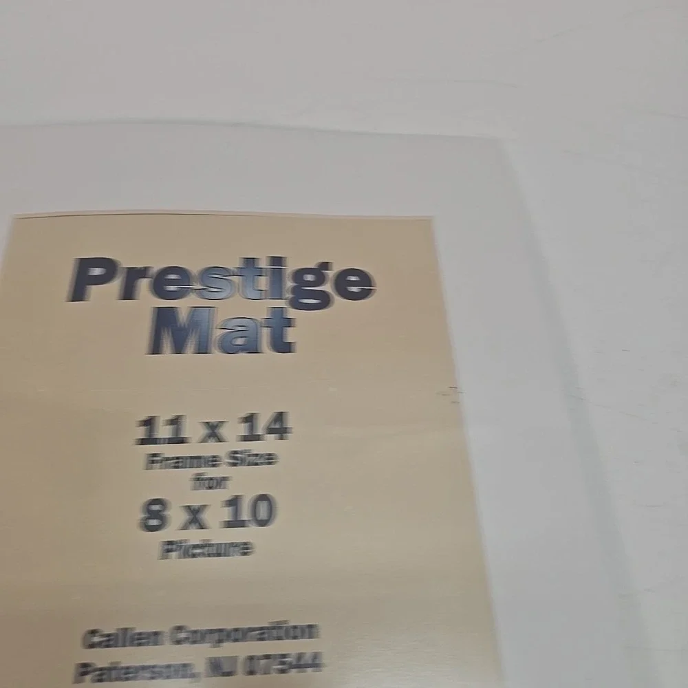 SEALED Callen Prestige Mats 11x14‎ Frame 8x10 Picture White Acid Free